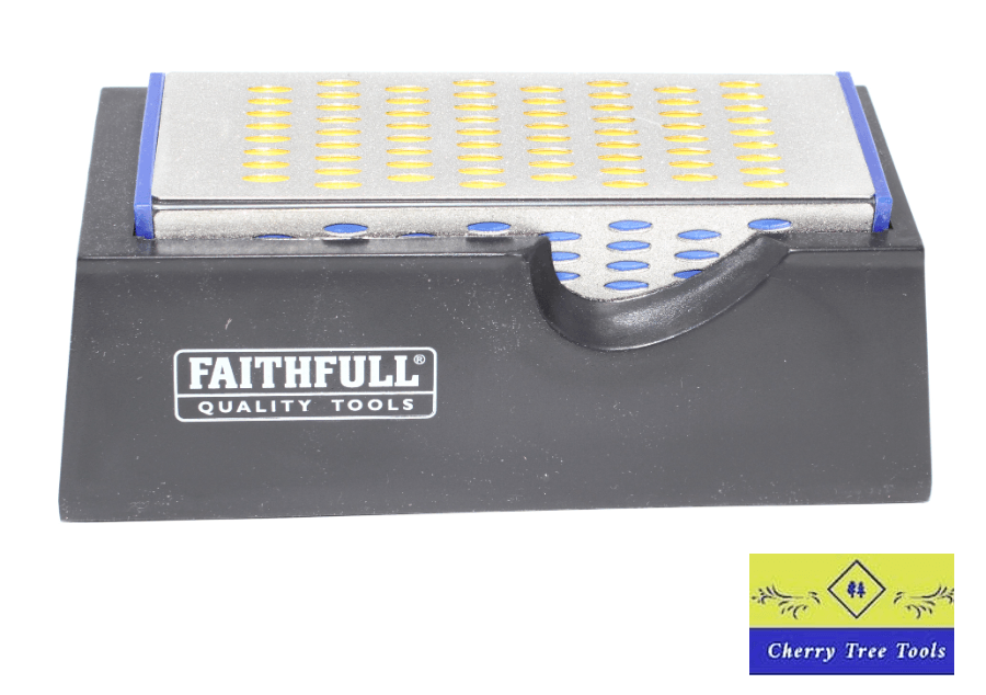 Faithfull 4 Sided Diamond Sharpening Stone