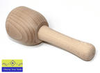 Faithfull 90mm Beech Wood Carvers mallet, solid beech head and ergonomic handle for precise carving.
