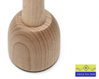 Faithfull 90mm Beech Wood Carvers mallet with solid beech construction for precise carving.