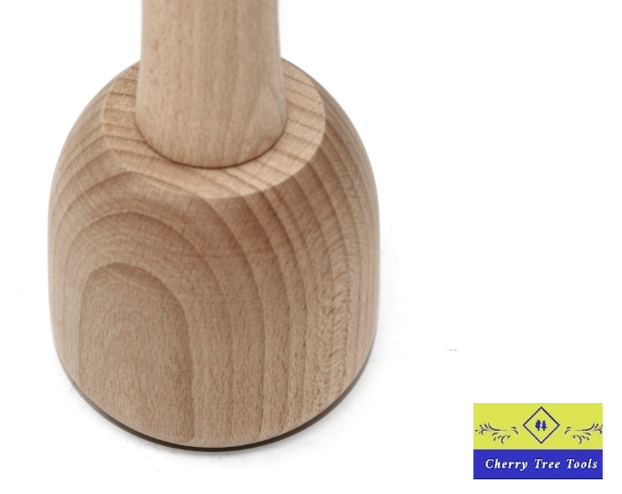 Faithfull 90mm Beech Wood Carvers mallet with solid beech construction for precise carving.