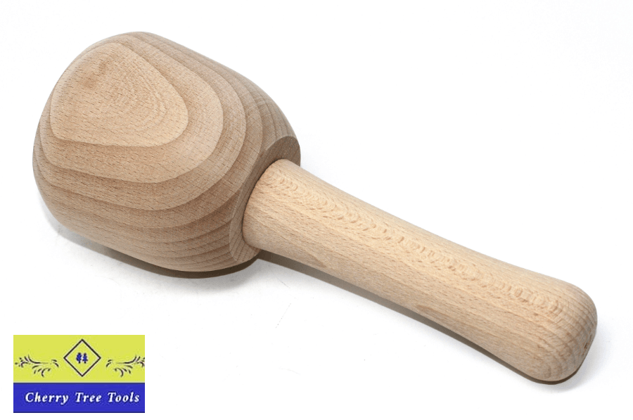 Faithfull 90mm Beech Wood Carvers mallet crafted from solid beech for precision and durability during carving.