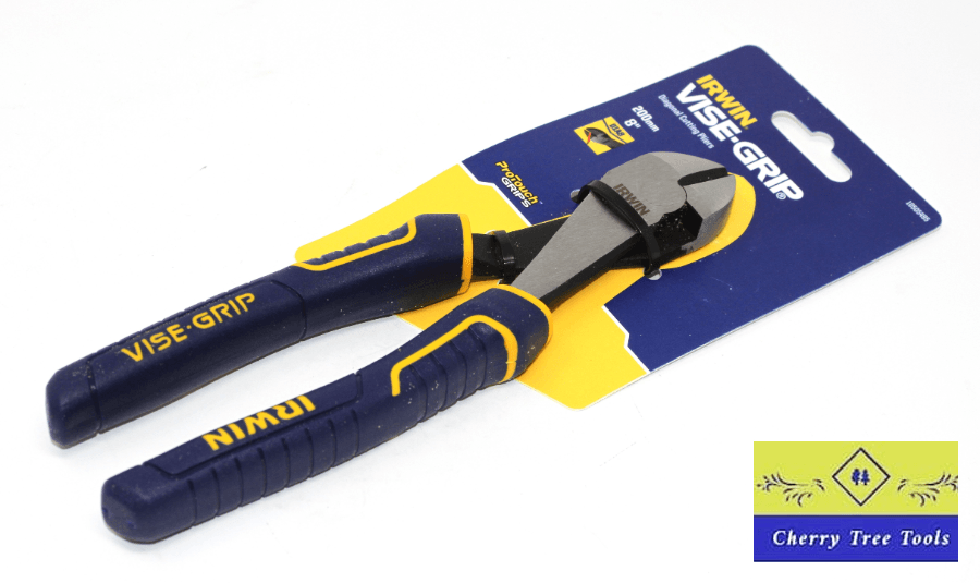 Irwin Vise-Grip 8" Diagonal Cut Pliers with robust construction and user-focused design.