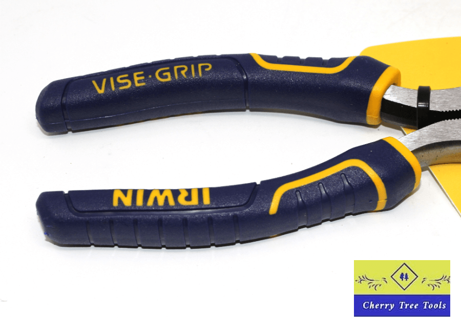 Irwin Vise-Grip 8" Long Nose Pliers with ergonomic ProTouch grips for comfort and precision.