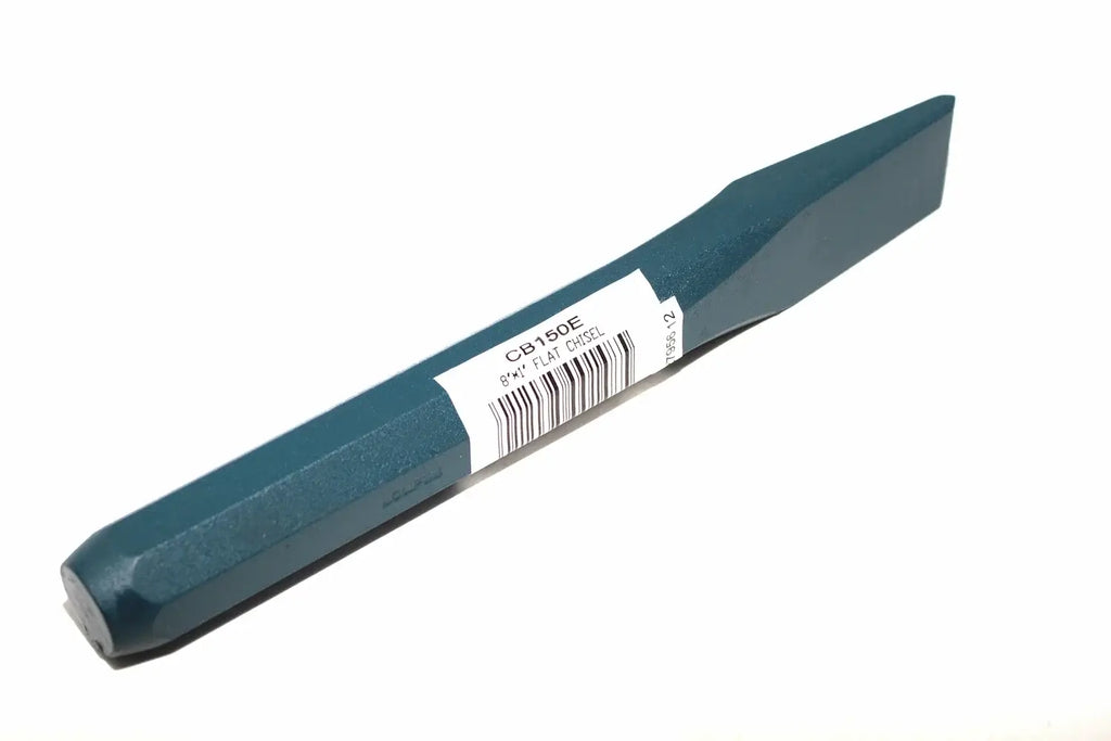 Eclipse Professional 1" Cold Chisel by Cherry Tree Tools, blue one piece steel construction