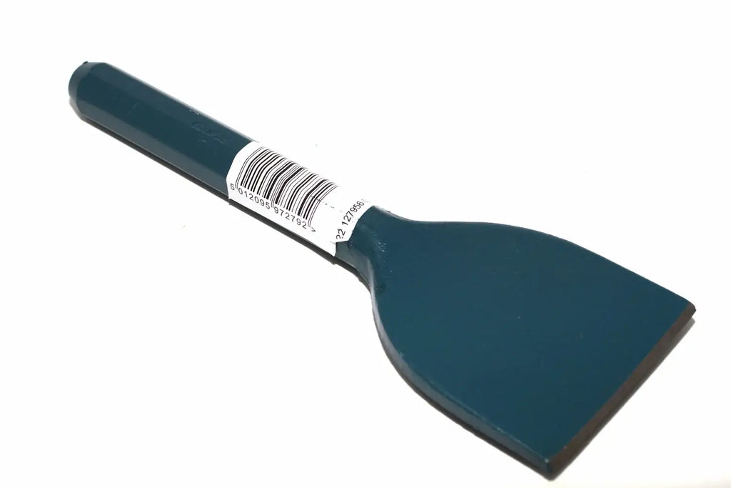 Eclipse Professional 3" Bolster Chisel by Cherry Tree Tools in teal blue with 3 inch cutting edge width