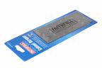 A Faithfull 150mm Cabinet scraper for wood finishing and smoothing in its original blue retail blister packaging, shown on a plain white background.