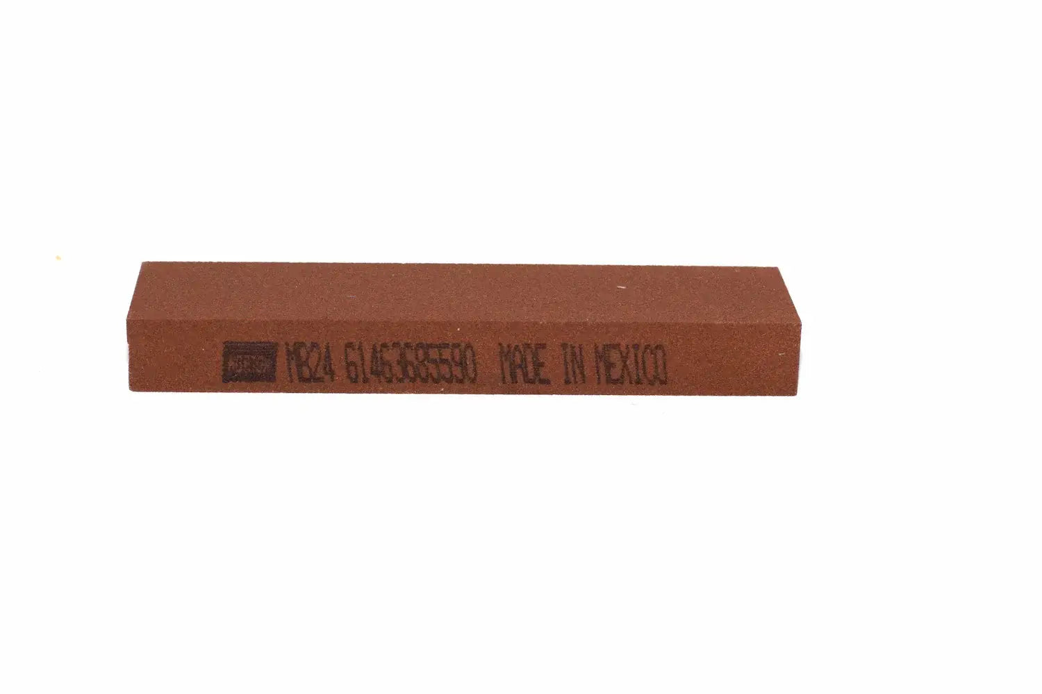 Norton India 102mm Medium Oilstone MB24 square on view showing 12mm thickness