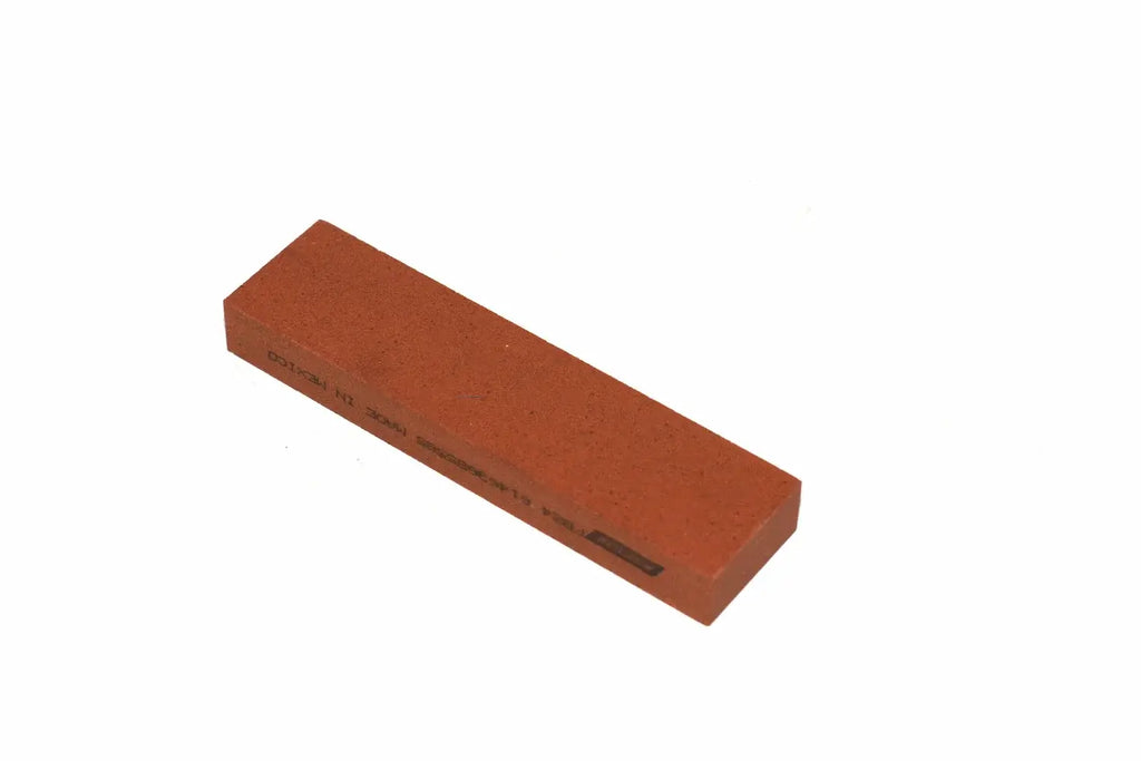 Norton India 102mm Medium Oilstone MB24 medium grit length width and thickness view
