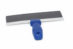 Marshalltown 10" Drywall Taping Knife, blue handle and blued steel blade with rigid aluminium backing by Cherry Tree Tools.