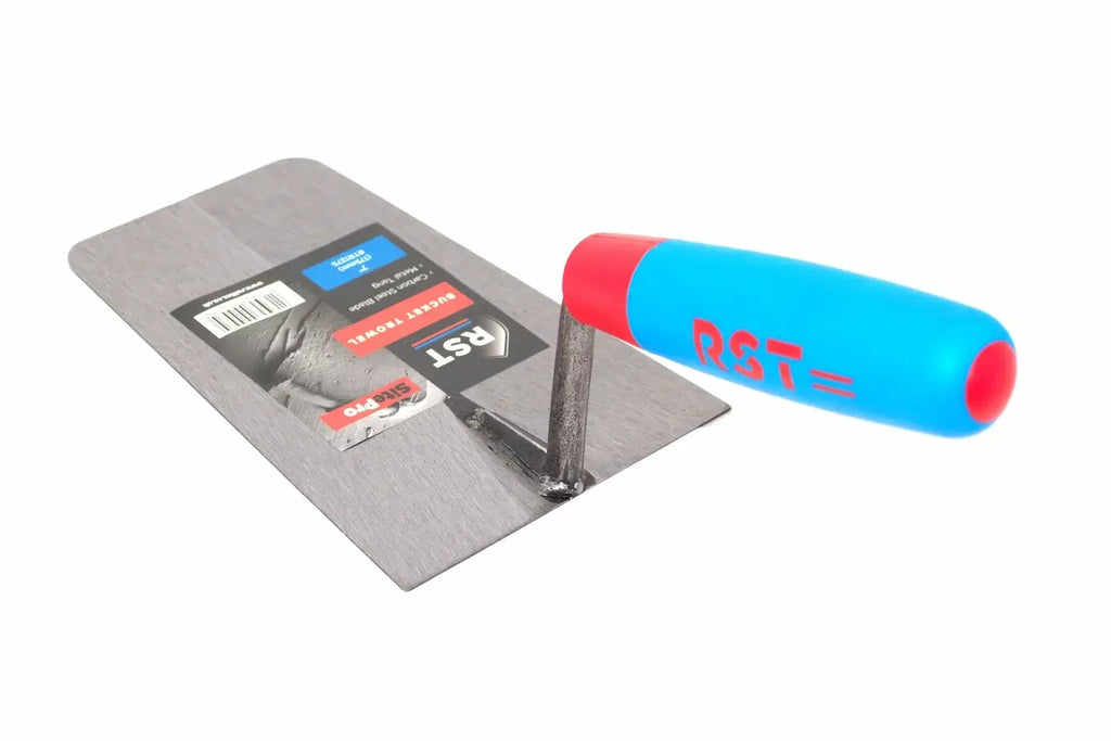 RST Bucket Trowel 7 inch carbon steel blade with 7 inch 178 mm blade length and soft feel handle