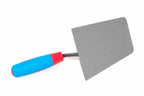 RST Bucket Trowel 7 inch carbon steel blade with 7 Bucket Trowel, blue and red soft feel handle