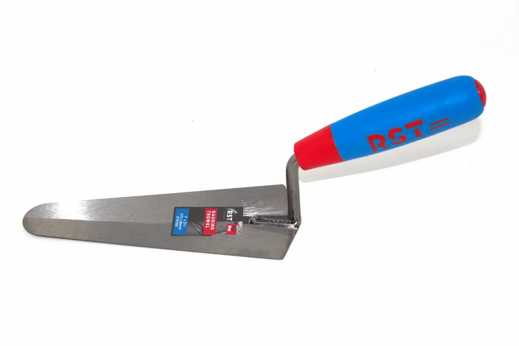 RST 7" Gauging Trowel soft feel handle by Cherry Tree Tools, 7 Gauge trowel, carbon steel blade