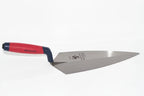 Spear & Jackson Tyzack brick trowel 12" in red and blue with solid carbon steel blade
