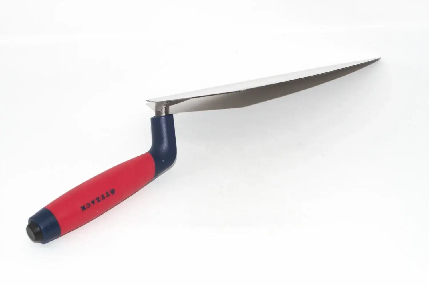 Spear & Jackson Tyzack Brick trowel 12" philadelphia pattern by Cherry Tree Tools, red and navy handle