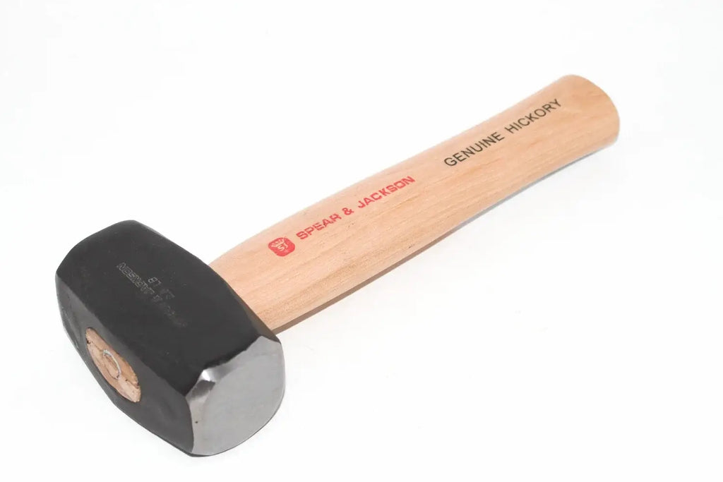 Spear & Jackson Club Hammer 2 1/2lb by Cherry Tree Tools, masons club hammer with hickory hard wood handle