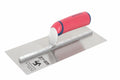 Spear & Jackson Tyzack 11" Trowel metal base with a red and blue plastic handle, shown on a plain white background. The blade is branded with the TYZACK logo.