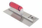 Spear & Jackson Tyzack 11" Trowel,  plastering float with a red and blue handle and a stainless steel blade, shown on a plain white background. The brand name 'TYZACK' is visible on both the handle and the blade.