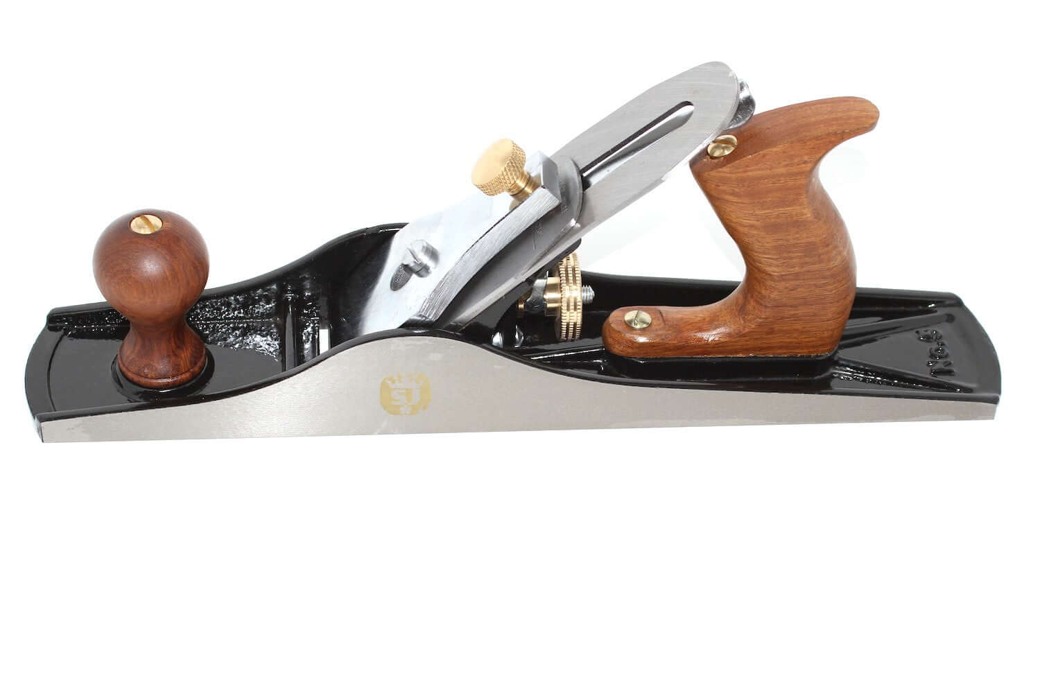 Spear & Jackson No 5 Jack Plane - 50mm cutter showcasing precision blade and ergonomic handle.