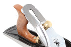 Spear & Jackson No 5 Jack Plane - 50mm cutter showing precision blade and wooden handle detail.