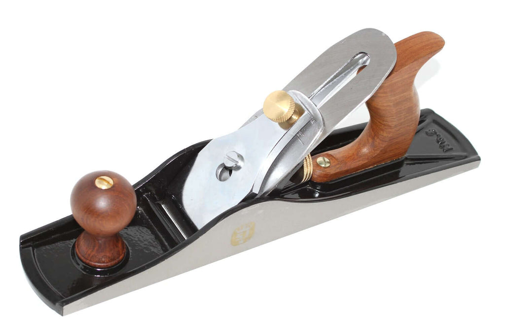 Spear & Jackson No 5 Jack Plane - 50mm cutter with a precision milled base and adjustable blade for woodworking.