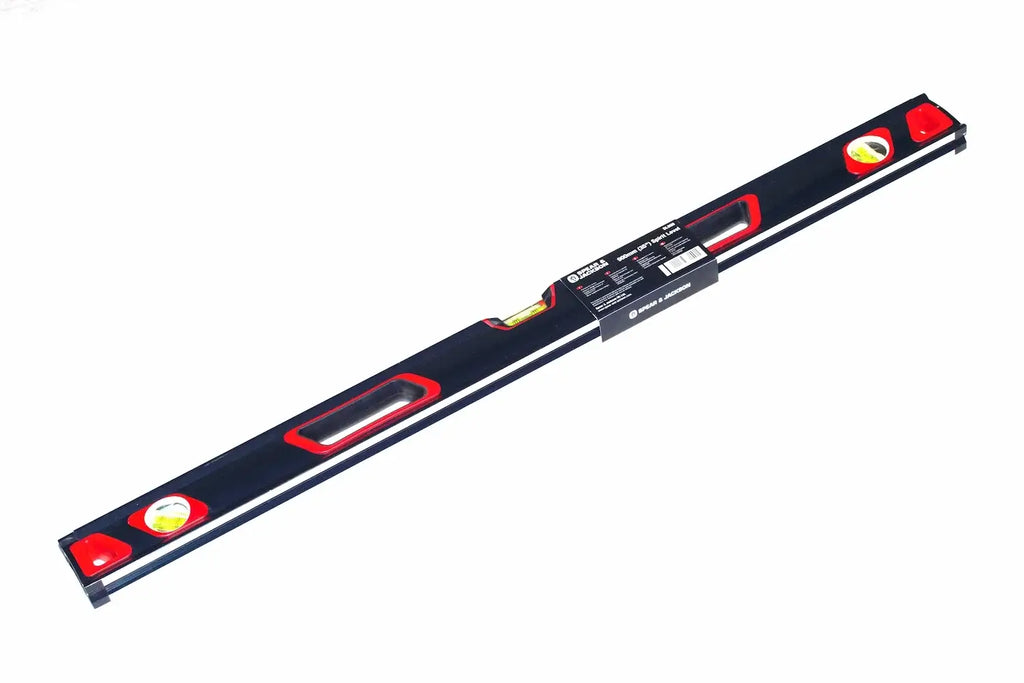 Spear & Jackson 36" Spirit Level by Cherry Tree Tools in blue and red with 3 vials