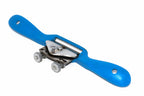 Silverline Convex Spokeshave 250mm with blue cast iron handles and a steel cutter