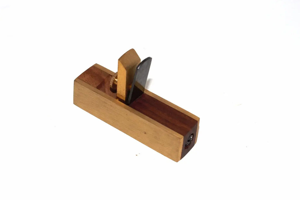 Silverline Miniature Scraper plane with thick brass side plate and rosewood body