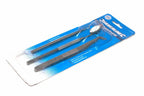 Silverline 3pc Pick Probe & Mirror Set by Cherry Tree Tools in silver stainless steel with angled mirror tool